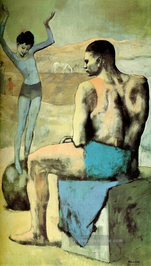 Akrobat auf einem Ball 1905 kubist Pablo Picasso Ölgemälde